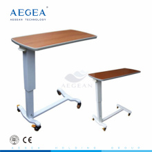 AG-OBT010 Mesa de hospital móvil con sobreelevación regulable en altura